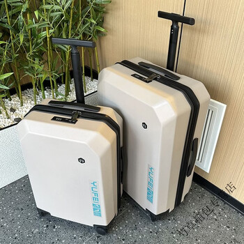 Ye yu ultra-light suitcase boarding case 1-inch trolley case wheel student password suitcase suitcase khaki 20-inch ultra-light boarding case
