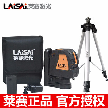 Laser level 2-line blue-green light infrared level lsg609s laser marking instrument high-precision automatic line leveling instrument cross-line laser 2-line green light lsg609s comes standard with a 1.6-meter tripod