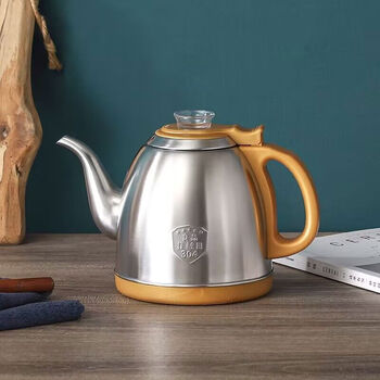 Household mingzao quantaita tea table fully automatic kettle boiling kettle tea bar machine tea table electric tea stove boiling kettle 1ml 1 point 2l gold 304 frosted fully automatic 1 point 0l-1 point 2l