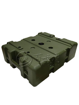 Kezitu rotomolding box rescue equipment box material operation box transport box instrument storage box plastic trolley box military green physical fitness box 500*400*170