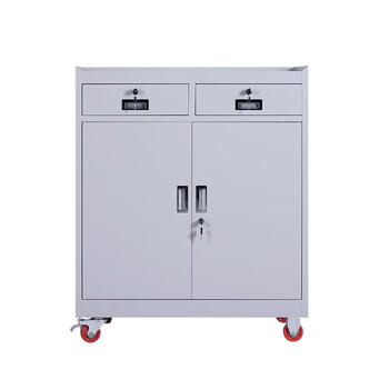 Myers my-ecl01 movable two-drawer tool trolley 900 400 1110mm gray white 1 piece