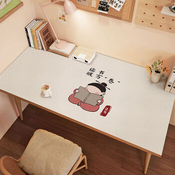 Fantasy student desk mat, writing desk, computer desktop mat, special mat for children's study table, waterproof no-wash tablecloth, leather reading book, 60x120cm