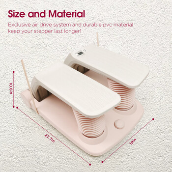 Zailu household silent stepper multifunctional fitness equipment mountaineering walking machine pink