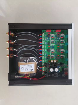 Front-stage electronic three-way divider, class a regulated power supply, r-type transformer, adjustable frequency dividing point, upgraded version