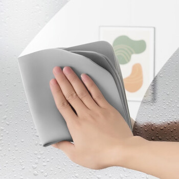 Sungsa microfiber rag, highly absorbent pva cleaning cloth, glass mirror towel, non-marking water stain removal scouring pad, 1 pack