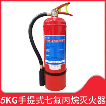 Portable 4kg heptafluoropropane hanging 4kg 6kg 8kg 10kg office factory gas fire extinguisher portable 5kg heptafluoropropane