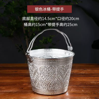 Yusenyi thailand thai handmade tin cup southeast asian style beer juice drink cup set large bucket thickened 1ml