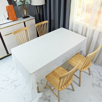 Fantasy new year tablecloth rectangular party classroom layout new year's day party birthday decoration tablecloth white 137cmx274cm 1 piece