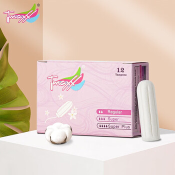 Tm poomtmaxx tampons, finger-type tampons, plug-in cotton swabs, menstrual sanitary napkins, swimming built-in plugs, large quantity, large quantity, 12 pieces