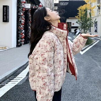 Woodpecker (tucano) red small fragrant down jacket for women in winter, high-end, age-reducing, beautiful, western style, white duck down short jacket, popular style, picture color, high-quality version, xs 80-95 pounds