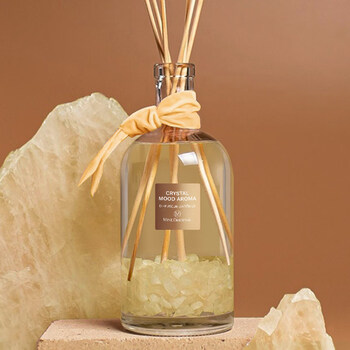 Shantou lincun mine original crystal stone diffused water expansion liquid office home indoor atmosphere ornaments decoration long-lasting leaving strips oriental wood tone ebony sink