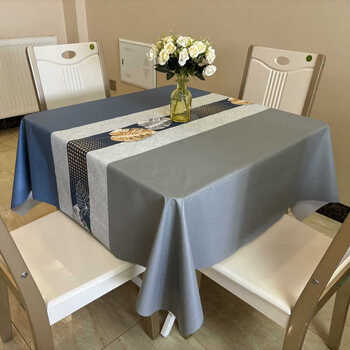 Fantasy waterproof, oil-proof, anti-scalding, no-wash square tablecloth, mahjong tablecloth, square tablecloth, rectangular tablecloth, thickened autumn leaves, 60x60, suitable for bedside tables under 0.4 meters