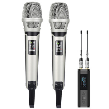 Hanovyazrdr s1000rr wireless microphone handheld professional mobile phone computer external sound card live singing recording sound card hanovya sound card outdoor shouting equipment s1000rr one for two