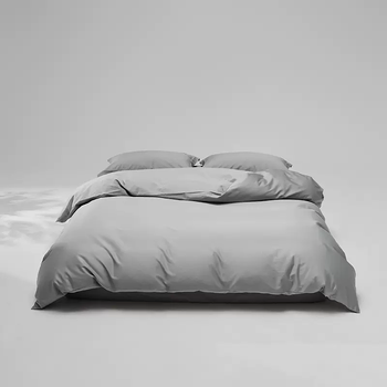 Yusenyi high-end long-staple cotton 1 xinjiang 100 cotton quilt cover single piece pure cotton. count 5m1.8 quilt bed meter single long-staple cotton quilt cover hazy gray quilt cover 220x240cm-same color pillowcase pair