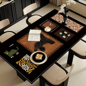 Fantasy style dining table mat, no-wash coffee table table mat, tablecloth oil xs2704, wear-resistant, scratch-resistant, durable, 90x160cm, soft and comfortable, cut as you like