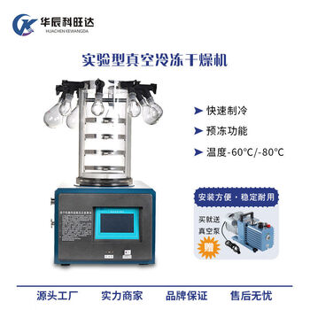 Huachen kewanda freeze dryer laboratory food biomedicine vacuum refrigeration dehumidifier manufacturer small commercial dry drying oven design zlgj-10 multi-manifold type