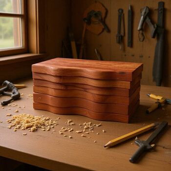 Fantasy log laminate kitchen wall straight board solid wood wall storage rack shelf storage rack wall hanging bookshelf partition red cedar wood_log red_170cmx20cmx3cm