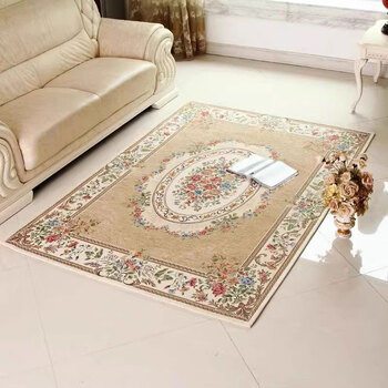 Fantasy european carpet french retro coffee table mat japanese style living room pastoral bedroom bedside blanket american floor mat photo photography 6 william deep meters 140x200cm with anti-slip bottom