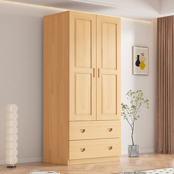 Fantasy wardrobe small apartment wardrobe single and double door bedroom storage cabinet storage cabinet supports customization size color style complete decoration