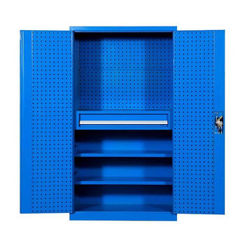 Myers my-ctgju-1 tool cabinet with hanging plate lock 1000 500 1800mm one drawer blue bare plate thickness 0.7mm 1 set