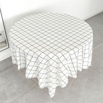 Fantasy tablecloth red grid catering square round table stalls barbecue restaurant p black and white grid 2.2x2.2 meters 10 packs/100 sheets