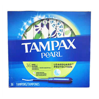 American tampax pearl cotton strips with long catheter for sports and swimming, 36 pieces of pearls-long catheter-large flow s others