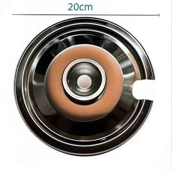 Fantasy pot lid, round flavor cup lid, seasoning jar lid, oil basin lid, small oil drum lid, opening lid round 20cm