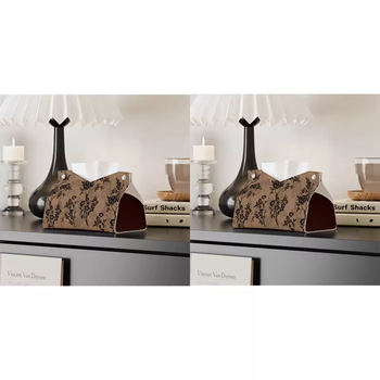 Yusenyi new retro home living room dining table bedside table creative personality maillard light luxury style tissue paper box maillard middle ages style buy one get one free 2 pack