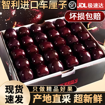 Luxi coast cherry fruit fresh cherry fruit gift box jd next day delivery to many places imported fruit for elders 5 jin (net weight) 丨 5 jin original box gift box - unopened to keep fresh extra large fruit 2j 28-30mm 丨 a great deal