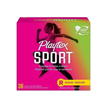 Diwei playtex sports long catheter tampons for swimming, 36 pieces for sports - long catheter - normal amount r 1 piece