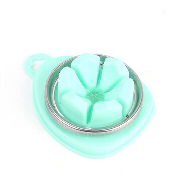 Yusenyi multifunctional egg splitter, egg cutter, preserved egg splitter, fancy distinguisher, kitchen gadget, round head egg cutter, green