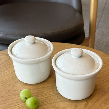 Tuxton water-proof stew pot with lid, ceramic bird's nest special soup cup, household stew bowl, steamed egg cup, stew pot, two stew pots