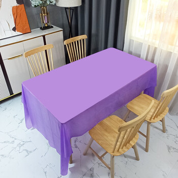 Fantasy new year tablecloth rectangular party classroom layout new year's day party birthday decoration tablecloth dark purple 137cmx274cm 1 piece