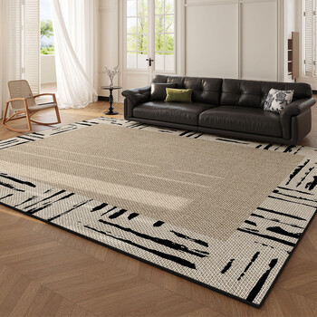 Fantasy living room carpet 2025 new mat floor mat summer ice silk light luxury high-end room washable and wipeable morning dew 22604 180x280 non-slip and stain-resistant