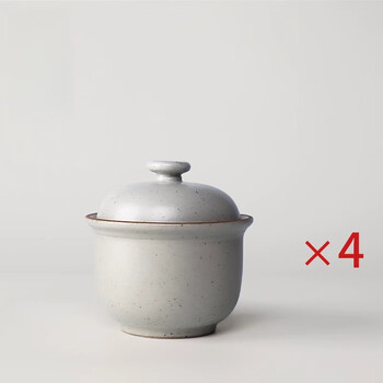 Chuangjingyi selects small crock pots, japanese-style coarse pottery stew pots, soup cups, non-staple food bowls, ceramic small stew pots, bird's nest water-proof stew pots, stew pots, ordinary stew pots, four packs