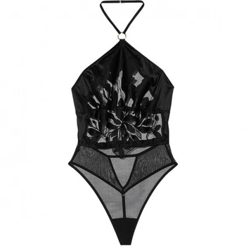 Victoria's secret verysexy floral lace pullover jumpsuit women's black black xs