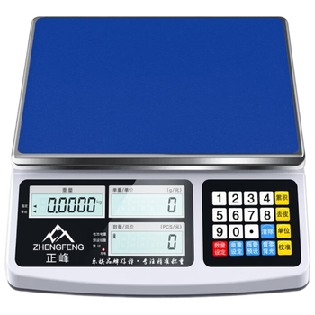 Zhengfeng high-precision electronic table scale, accurate gram weighing, precision counting and pricing, multi-functional industrial bench scale 10kg/0.1g