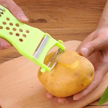 Fantasy peeler double-headed vegetable cutter grater grater melon and fruit drawing device peeler multifunctional vegetable peeler random color 80 pcs