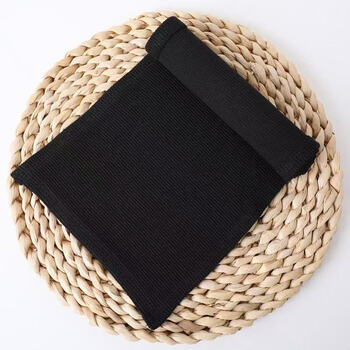 Fat donglai's same style down jacket collar protective cover full-cover cotton coat collar guard edge knitted collar false collar thread anti-black knitted collar