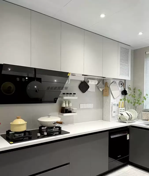 Yusenyi all-aluminum kitchen integrated cabinet custom home corner stainless steel pull basket drawer stove integrated multi-function 18mm honeycomb panel door