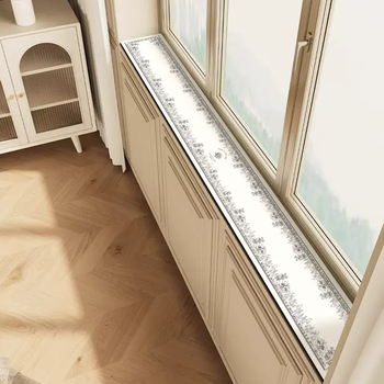 Yusenyi diatom mud is water-absorbent, non-slip and oil-proof, wipeable, washable and stain-resistant, window sill strip mat, bay window mat, window sill, lier 70x220 (cut at will)