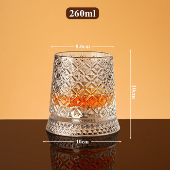 Yaowanxi luminous coaster, crystal bottom rotating whiskey glass, photo taking, high-end luminous coaster, home supplies office, bubble pattern + luminous coaster