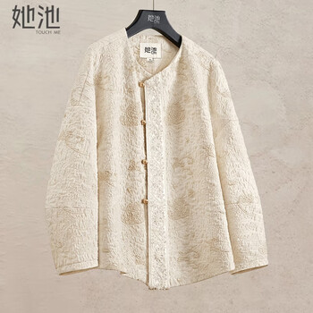 She pools niche textured national style jacket women's 2026 spring new style new chinese style age-reducing loose top