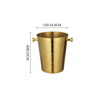 Fantasy ice bucket rack antler champagne bucket ice bucket bar display rack european hammered ice bucket gold single bucket