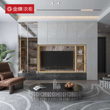 Yusenyi wardrobe house home bedroom cloakroom walk-in overall home decoration furniture cabinet custom-made prepayment, actual payment is worth the amount, tv cabinet with door and cabinet installation
