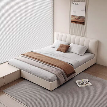 Pupan customized bed bay window splicing bed window sill extension and connection integrated transformation half bed small apartment space saving 1800mm*2000mm bay window bed + 10 cm spine protection coconut palm mattress air pressure structure