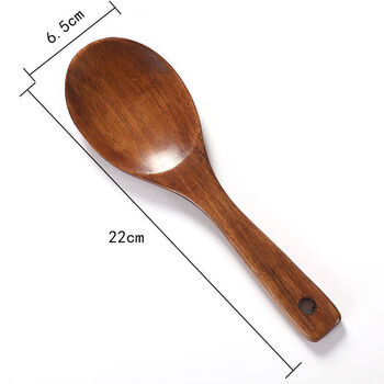 Tuojin wooden spatula, long handle wooden spatula, does not hurt the pot, wooden spatula, non-stick pan, special wooden spatula, cooking spatula, frying spatula, rice spoon