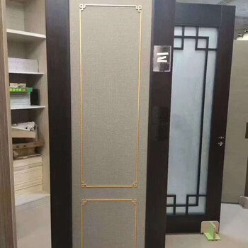 Rose gold trim luxury bedroom study door gray