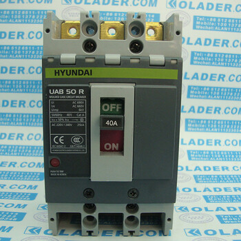 South korea hyundai heavy industries molded case circuit breaker fixed type