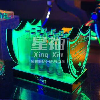 Fantasy bar luminous wine frame ice-sealed wine bucket ice bucket ice trough cocktail box beer box champagne king wine frame